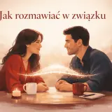 Para rozmawia, budując most porozumienia. Klucz do udanego związku tkwi w szczerej komunikacji.