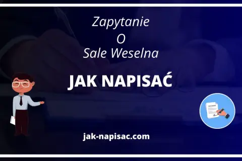 Zapytanie o salę weselną: jak napisać maila, by dostać najlepszą ofertę. Poradnik krok po kroku.