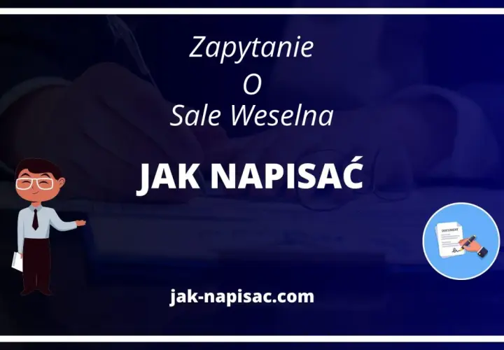 Zapytanie o salę weselną: jak napisać maila, by dostać najlepszą ofertę. Poradnik krok po kroku.