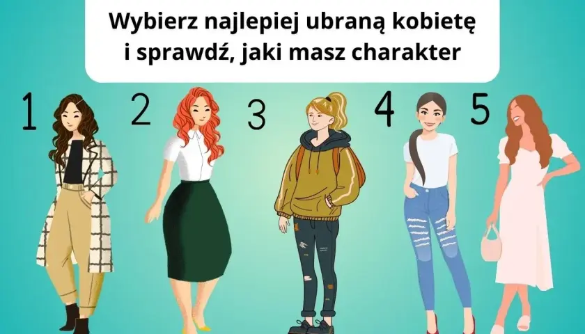 Pięć kobiet w różnych stylizacjach. Wybierz swoją ulubioną, by odkryć cechy charakteru.