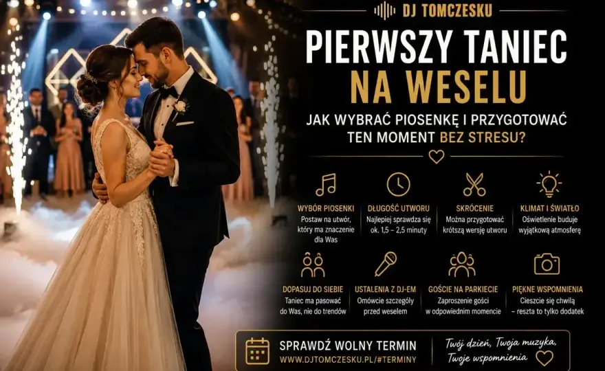 Muzyka na ślub - jak wybrać utwór na każdy moment?