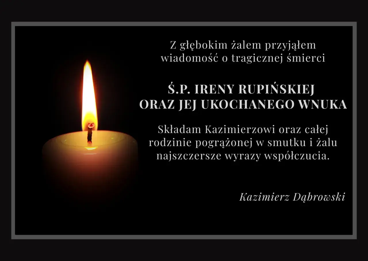 Płonąca świeca symbolizuje pamięć. Kondolencje dla rodziców po stracie dziecka, wyrazy współczucia dla pogrążonej w żalu rodziny.